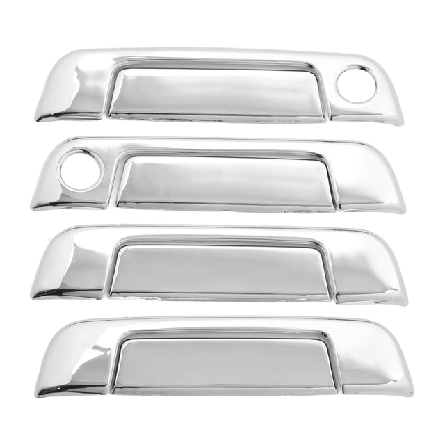 Exterior Door Handle Cover, 4 Sets Side Door Handle Trim Professional Nonfading Antiaging For Auto