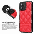 thumbnail image 4 of Dteck Case for iPhone 11 6.1 inch, Shockproof Slim Lightweight PU Leather Back Protective Case Support Wireless Charging, Red, 4 of 6