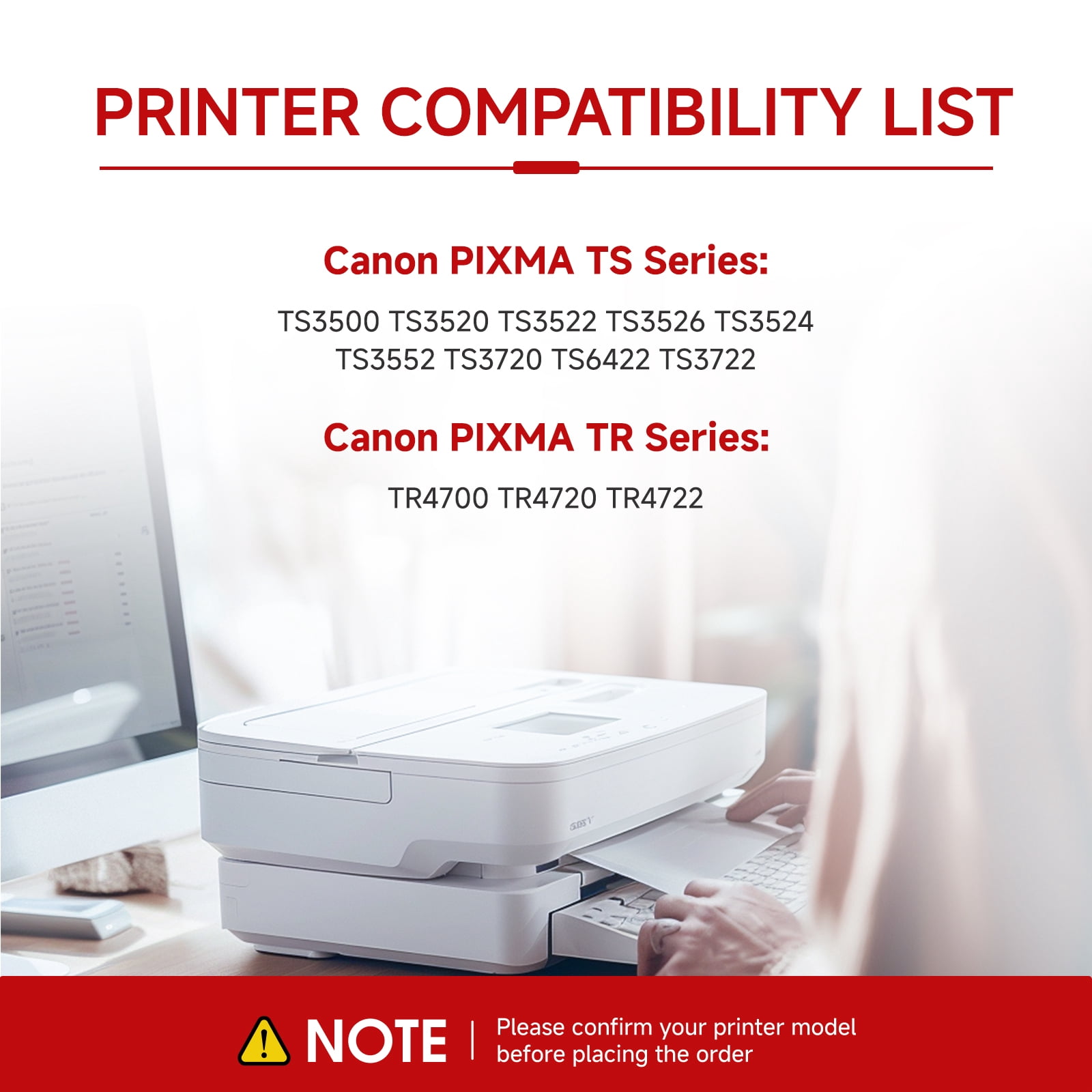 275XL 276 XL Ink Cartridges Compatible for Canon Ink 275 and 276 Replacement for Canon PG-275 CL-276 Compatible for PIXMA TR4720 TS3522 TR4722 TS3500 TS3520 Printers (1 Black, 1 Tricolor)