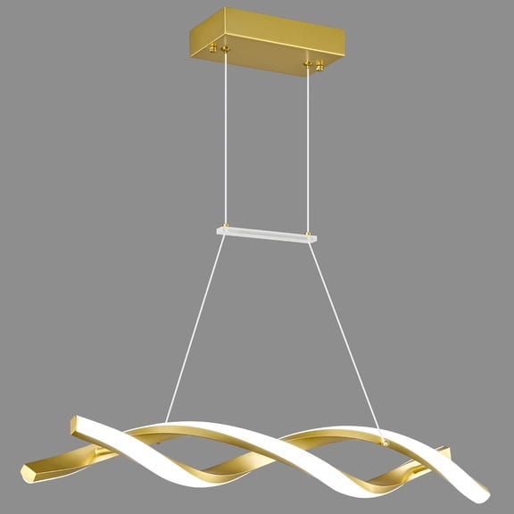 Deyidn Modern Ceiling Pendant Light, with Remote Control Dimmable 3 Color Mode & Brightness Ceiling Lamp, Anti-Flicker Dining Light Fixture for Kitchen, Dining Room