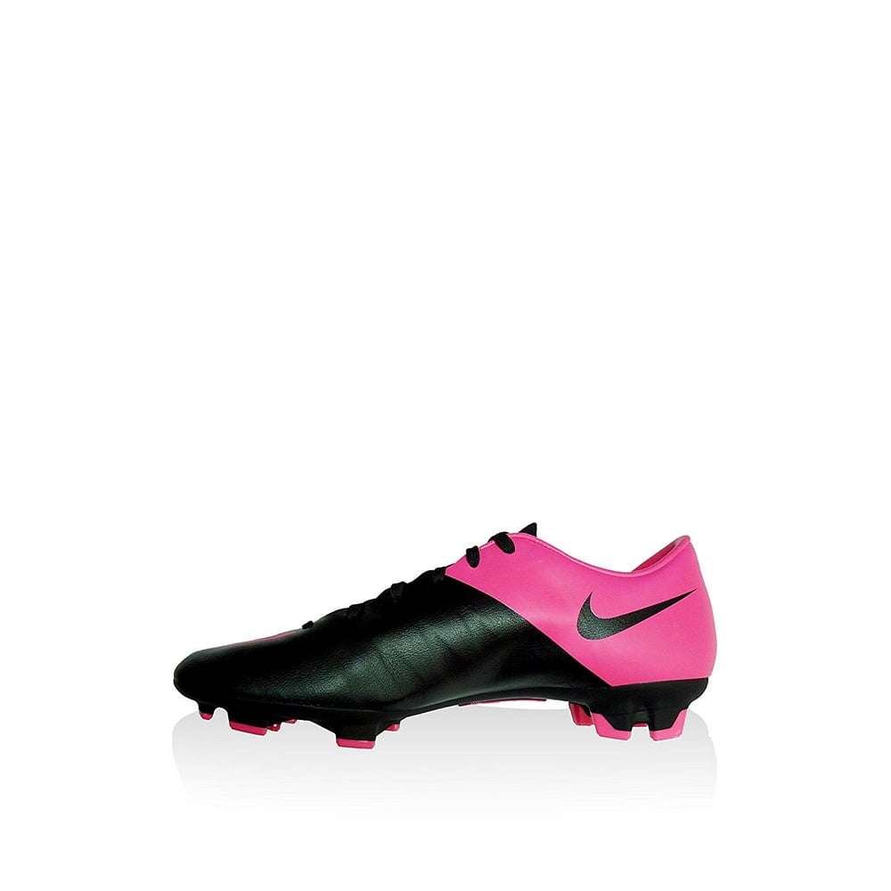 black and pink nike soccer cleats