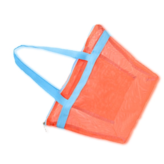 Large Capacity Beach Handbag Travel Toiletry Bag Mesh Beach Bag Beach Toy Bag Sand Toy Bag Toy Storage Bag for Family