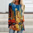 thumbnail image 1 of Cameland Nouveau Pull Décontracté Mode pour Femmes Col Rond Manches Longues Imprimé, 1 of 5