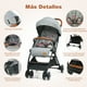 thumbnail image 5 of Cochecito de Bebé Plegable Costway con Marco de Aluminio Ligero Gris 41 x 72 x 96,5 cm, 5 of 10