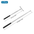 thumbnail image 2 of Unique Bargains 5 Feet Extendable Portable Telescopic Handheld Tour Flag Pole, Black 2 Pack, 2 of 6