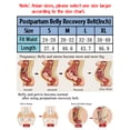 thumbnail image 3 of Women Postpartum Belly Wrap Recovery Belt Body Shaper Postnatal Shapewear Waist Trimmer Belt Postpartum Support Body Shaper, 3 of 7