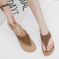 thumbnail image 4 of Sandalias informales a la moda para mujer, chanclas para exteriores, zapatillas de cuña para la playa Wmkox8yii ytu9272, 4 of 9