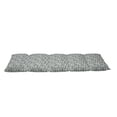 thumbnail image 2 of Modern Floor Pillow Lounger Cover, Geometric Morrocan Mediterrain Style Dots Ornamental Details Image Print, Nap Mat Printed Fabric Case for 5 Pillows, 88" x 36", Blue and White, by Ambesonne, 2 of 5