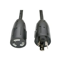 Eaton Tripp Lite Series Power Extension Cord, NEMA L5-20P to NEMA L5-20R- Heavy-Duty, 20A, 125V, 12 AWG, 10 ft. (3.05 m), Black, Locking Connectors - Power extension cable - NEMA L5-20 (R) to NEMA L5-20 (P) - AC 110 V - 10 ft - molded - black