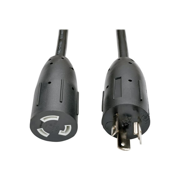 Eaton Tripp Lite Series Power Extension Cord, NEMA L5-20P to NEMA L5-20R- Heavy-Duty, 20A, 125V, 12 AWG, 10 ft. (3.05 m), Black, Locking Connectors - Power extension cable - NEMA L5-20 (R) to NEMA L5-20 (P) - AC 110 V - 10 ft - molded - black