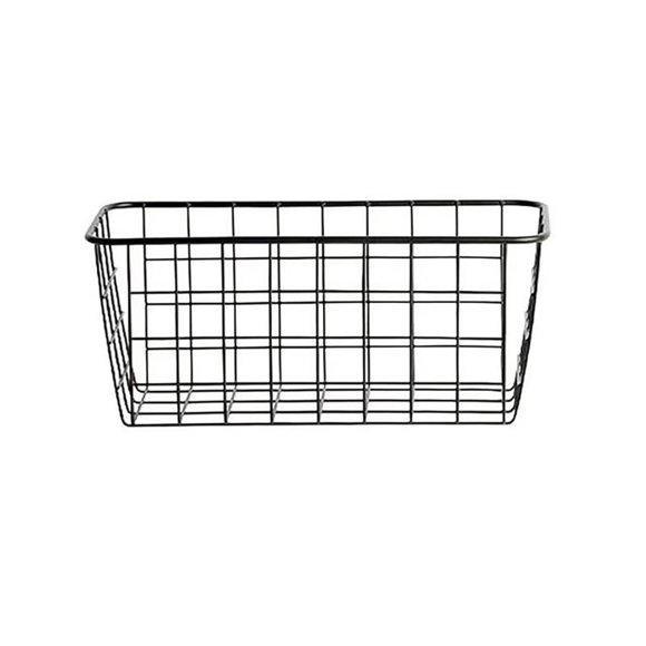 Iron Mesh Wire Basket Art Storage Basket Desk Basket Bathroom Kitchen Organizer