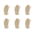 thumbnail image 1 of Almencla 6pieces Necklace Bust Display Stand Shop Home Countertop Jewelry Holder Rack, 1 of 8