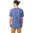 thumbnail image 3 of GDH100 Hanes ComfortWash Men's Garment-Dyed T-Shirt Frontier Blue XS, 3 of 3