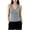 Gray, variant on ZVNAΖH Women's Petite Ribbed Knit V-Neck Henley Tank Top Slim Fit Stretch Sleeveless Camisole, S-XL