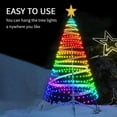 thumbnail image 5 of Outdoor LED Christmas Tree, 6FT 400 LED Smart Christmas Tree with Remote Control, Christmas Tree with Lights, Artificial Christmas Tree Prelit, Waterproof for Indoor Outdoor Xmas Decor, 5 of 8