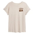 thumbnail image 2 of Toy Story - Sheriff Woody Show - Juniors Oversized Graphic T-Shirt, 2 of 4