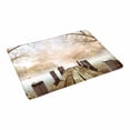 thumbnail image 2 of MKHERT Fall Wooden Dock with Leaves and Tree Branches Rustic Theme Doormat Rug Home Decor Floor Mat Bath Mat 23.6x15.7 inch, 2 of 3