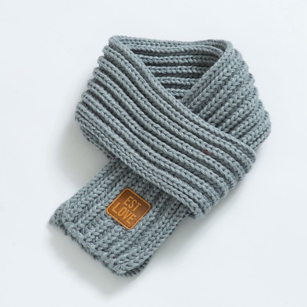 935E Close Skin Winter Knitting Scarf Warm Children'S Wool Girls Gaif Boys 