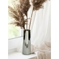 thumbnail image 3 of Serene Spaces Living Small Silver Cylinder Metal Vase, 2.25" Dia & 6" Tall, 3 of 8