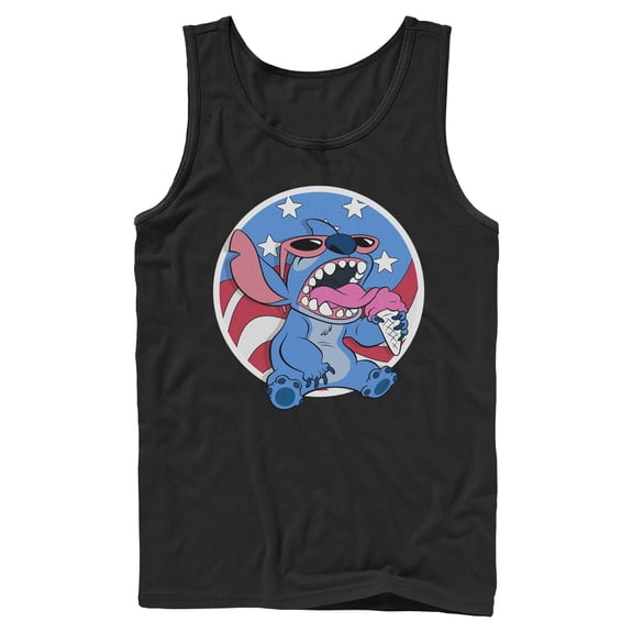Mens Lilo & Stitch American Ice Cream Tank Top