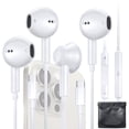thumbnail image 1 of [2 paquetes] Auriculares USB C para iPhone 16/16 Pro Max/16 Pro/16 Plus/15 Pro Max, [certificado MFi] Auriculares USBC Auriculares iPhone 16 con cable con micrófono y control de volumen Auriculares es, 1 of 5