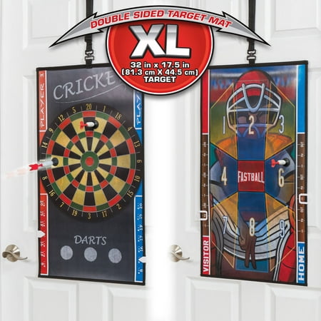 Majik Over the Door 2-in-1 Dartboard and Baseball Darts