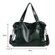 thumbnail image 3 of Bolsa de mano de piel sintética, bandolera de gran tamaño, Color sólido, suave, para viaje, para mujer Ndcxsfigh Para Estrenar, 3 of 9