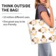 thumbnail image 2 of Fotbe Cute Bee Gnome Bolsa Tote Estética de Lona con Estampado para Mujer - Bolsa Reutilizable de Hombro Casual para Vacaciones, Compras, Trabajo y Gimnasio, 2 of 8