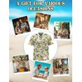 thumbnail image 4 of Funny Alligator Hawaiian Shirt for Men, Button Down Summer Beach Short Sleeve, Animals Lover Gifts, S-5XL, 4 of 4