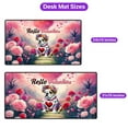 thumbnail image 5 of Hello Valentine’s Day Bulldog Flower Crown Romantic Pink Floral Desk Mat Full Keyboard Mouse Pad Dog Lover Gifts Idea Large Mousepad - 00031, 5 of 5
