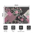 thumbnail image 5 of Pioneer Flower Floral Print Pattern Door Rugs,Washable Non Slip Door Mats Indoor,Decorative Door Mats,Entry Mat Indoor for Entrance,Bedroom,Kitchen,Bathroom,16"x24", 5 of 6
