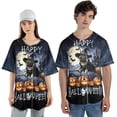 thumbnail image 4 of Happy Halloween Pug Witch Pumpkins Bats All Over Print 3D Baseball Shirt Dog Lover Gifts Softball Sport - 13012, 4 of 6