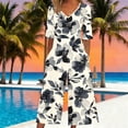 thumbnail image 2 of Edvintorg V Neck Jumpsuit for Women Fashion Casual Sleeveless Wide Leg Jumpsuits with Pocket Summer Holiday Clothes for Women, 2 of 5