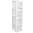 thumbnail image 2 of Clear Boxes For Balloons, Letter Boxes For Party Reusable 4 White Boxes Plastic  For Birthday Party Decor For Gender Reveal Decorative Blocks For Parties BABY, 2 of 8