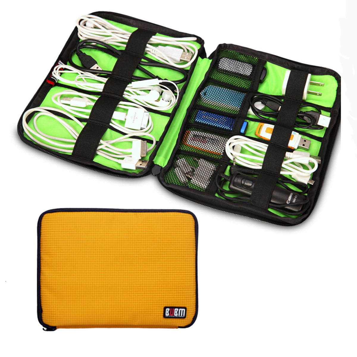 Electronic Accessories Cable USB Drive Organizer Bag Portable Travel Insert Case 