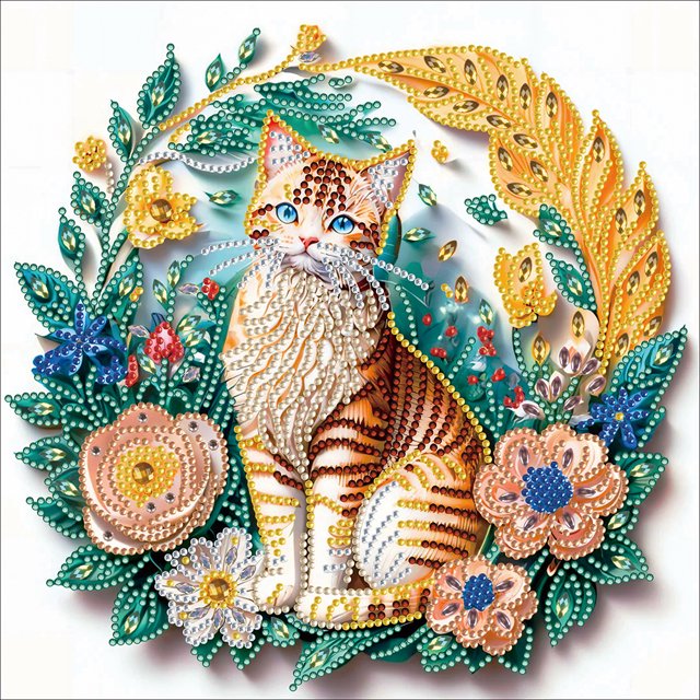 Kit de pintura Diamante Animal 5D Cgtredaw bricolaje