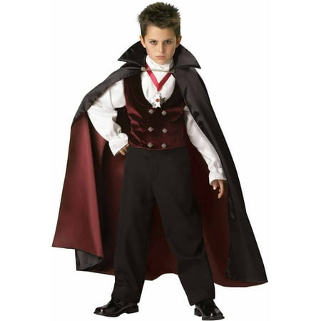 Gothic Vampire Elite Collection Boys' Halloween Costume