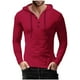 thumbnail image 1 of pstuiky camisetas de manga larga para hombre, Blusa informal con capucha y manga larga con botones y cordón ajustable para hombre camisetas de hombre xl, 1 of 6