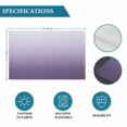 thumbnail image 6 of Purple Ombre Placemats Set of 4, White Gradient Modern Abstract Art Washable Wipeable Table Mats for Dining Tables, Indoor Outdoor Kitchen Place Mats for Holiday Party Table Decor, 6 of 9