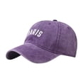 thumbnail image 2 of Alphabet Embroidery Solid Color Duck Hat Trend Personality Outdoor Print Breathable Mesh Hat, 2 of 4