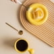 thumbnail image 4 of Taza de café de cerámica, creativa y encantadora taza con mango redondo y platillo, adecuada para la oficina y el hogar, apta para lavavajillas y microondas, 8,5 onzas/250 ml de leche de té con leche., 4 of 5