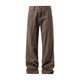 thumbnail image 3 of Ceisia Men's Trendy Solid Color Gift Button Zipper Straight Leg Casual Pants with Elastic Waist and Pockets, 3 of 8