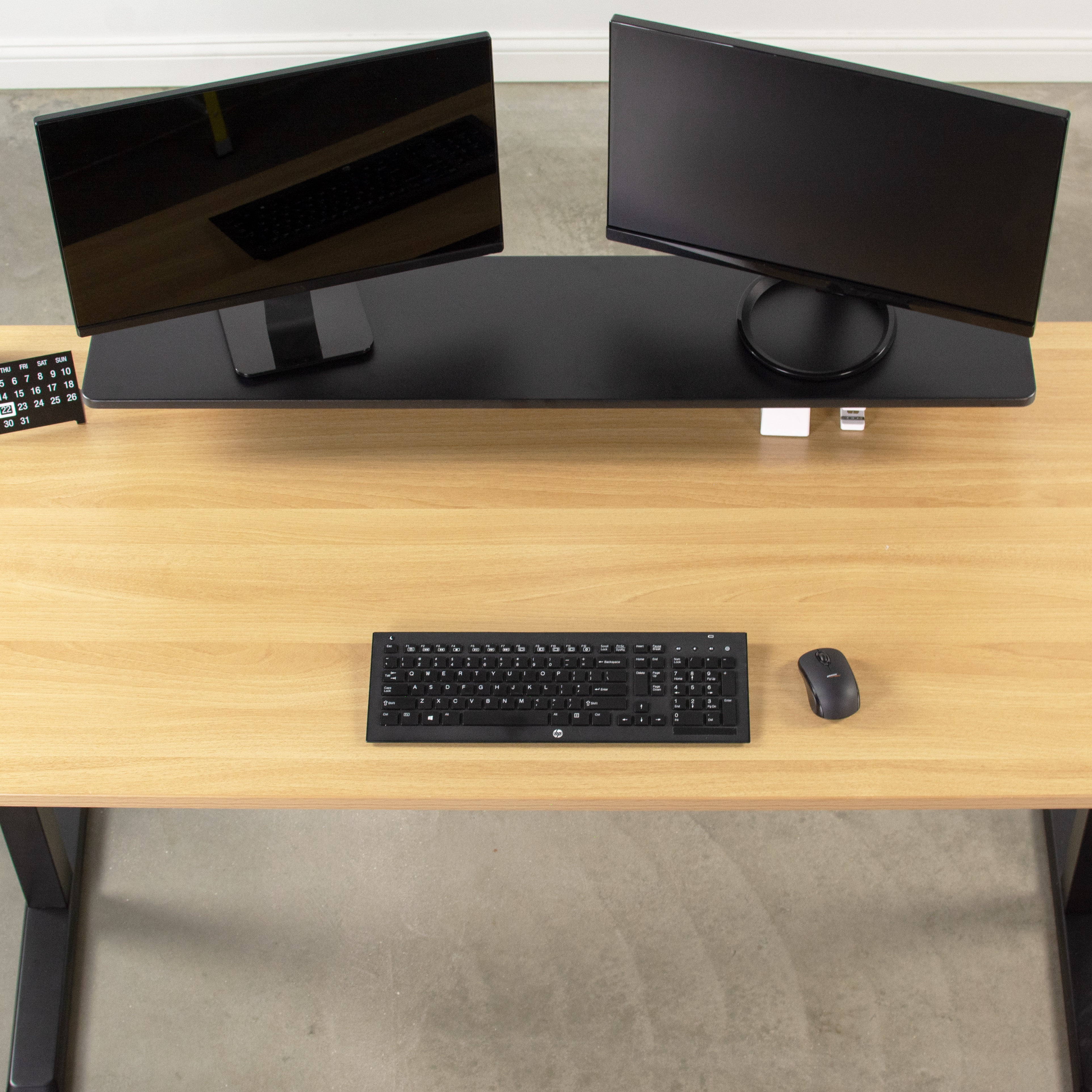 VIVO Large 42 inch Clamp-on Overhead Desk Shelf, Raised Desktop  Organizer, Elevated Workstation Accessory Platform, Black, DESK-SHELF42-OB  : Office Products