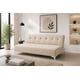 thumbnail image 1 of Sofá Cama Reclinable El Bazar Store Vegas Lino Beige Futón 3 Posiciones, 1 of 6