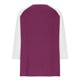 thumbnail image 5 of Cowsor Girl's Casual 3/4 Sleeve T Shirts Button V Neck Tunic Blouses Color Block Basic Tee Tops Loose Fit Summer Shirt, 5 of 6
