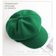 thumbnail image 5 of Women Beret Newsboy Hat French Wool Cap Classic Autumn Spring Winter, 5 of 7
