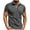 Gray, variant on Jamicy Mens Shirts Casual Summer Wear 2025 Mens Casual Short Sleeve Summer Polos Plaid Splice Cotton T-Shirt Golf Tennis Tops