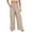 Beige, variant on oqasdz Women's Pants High Waisted Straight Leg Comfortable Stretch Trousers Soft Lightweight Casual Pants