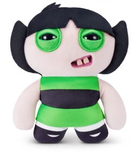 Fuggler Powerpuff Girls 9-Inch Plush Toy (Set of 4) by ZURU – Funny Ugly Monster Stuffed Animal with Human-Like Teeth, Collectible Plush for Kids, Tweens, Teens, Adults & Cartoon Fans