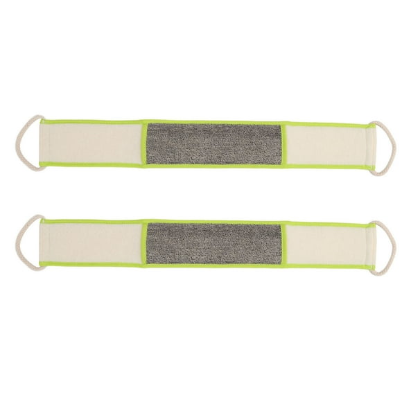Exfoliating Back Scrubber,2PCS Exfoliating Back Washcloth Back Scrubber Strap Exfoliating Back Strap Elevated Design